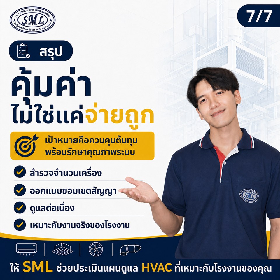 บริหารงบ HVAC โรงงานยังไง ให้ได้ทั้งงานคุณภาพและความคุ้มค่าสูงสุด? ภาพที่ 7